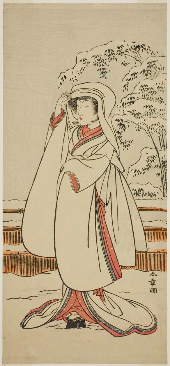 Te Ac och r Segawa Tomi Saburo Doctor Som Te Heron Maeda (Scam-dotter) av Katsukawa Shunsho