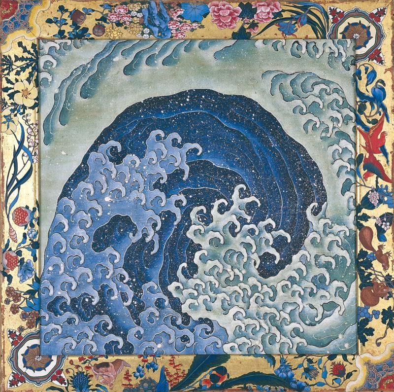 Femenine wave  av Katsushika Hokusai