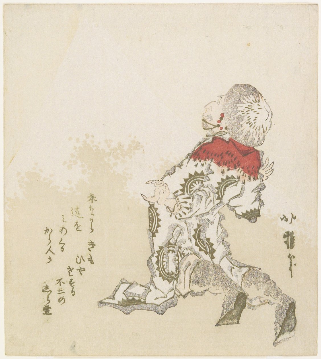 Koreanska förvånad över utsikten över berget Fuji, ca 1830 av Katsushika Hokuga