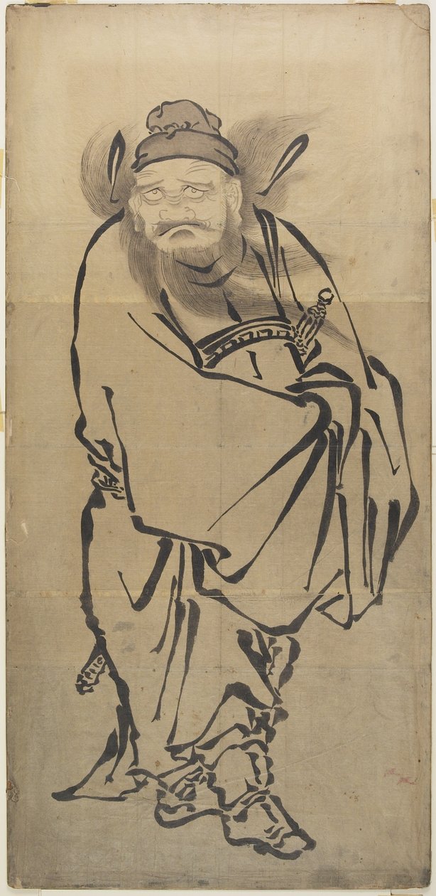 (Sho_ki the Demon Queller), mitten av 1700- och mitten av 1800-talet av Katsushika Hokusai