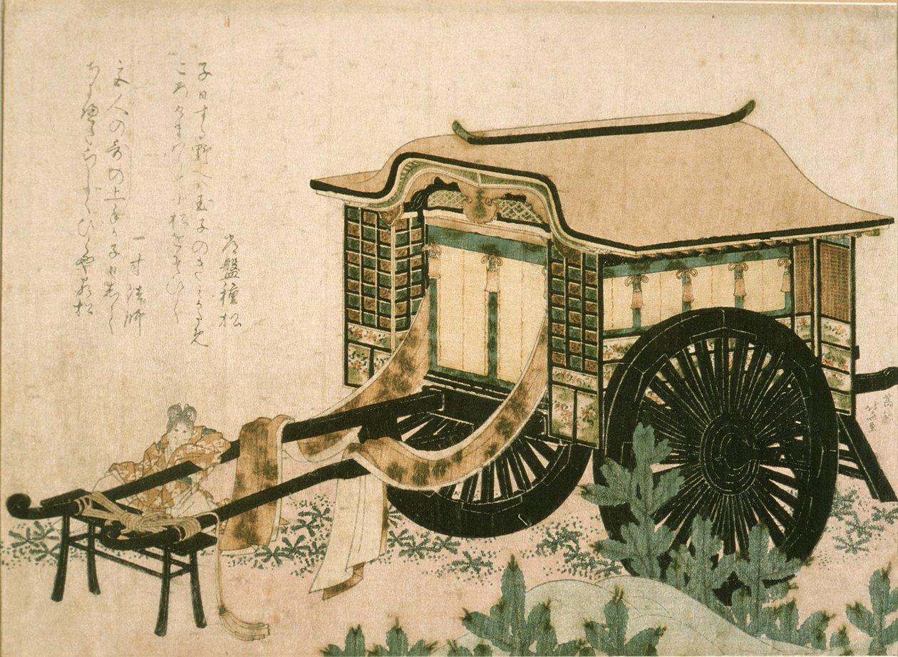 Hovvagn av Katsushika Hokusai