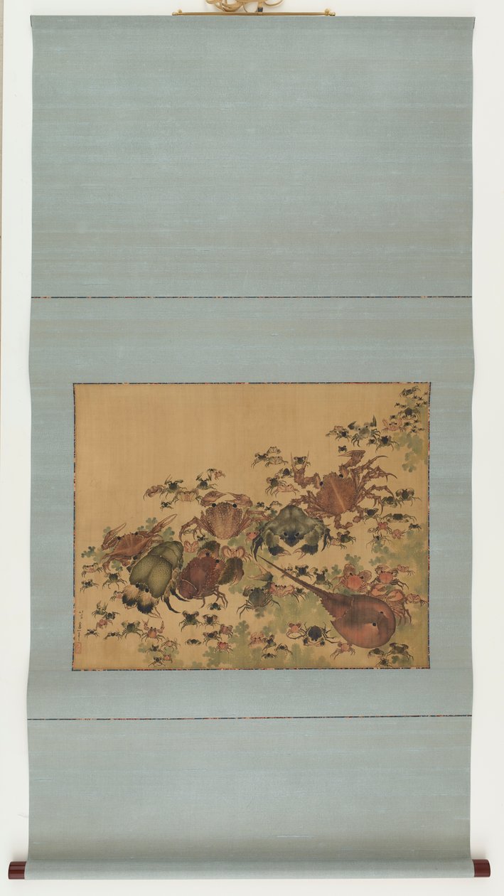 Kräftdjur, Edo-perioden, 1825-1830. av Katsushika Hokusai