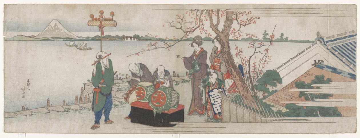 Daikagura Artister av Katsushika Hokusai