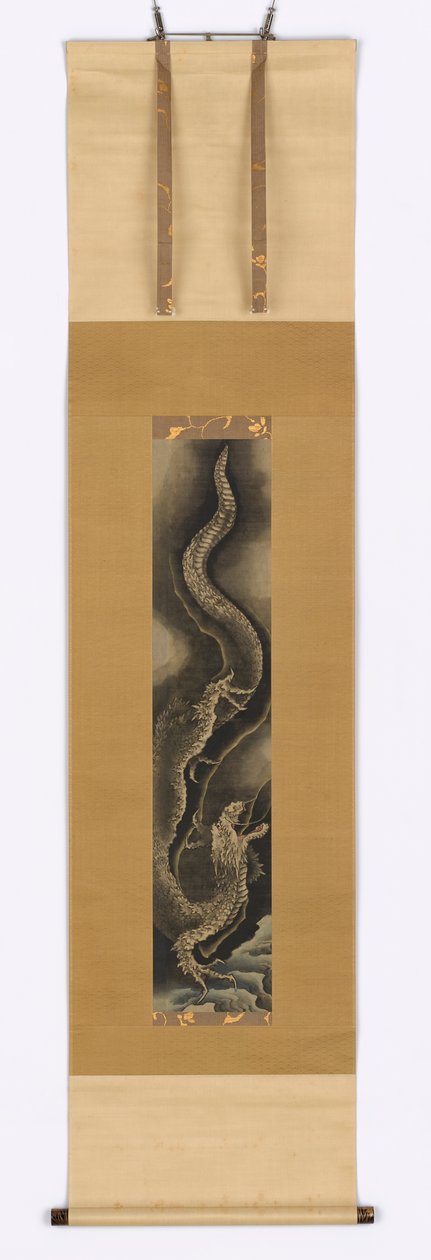 Nedstigande drake, sent 1700-tidigt 1800-tal. av Katsushika Hokusai