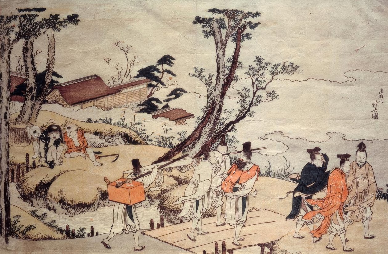 De 36 poeterna av Katsushika Hokusai