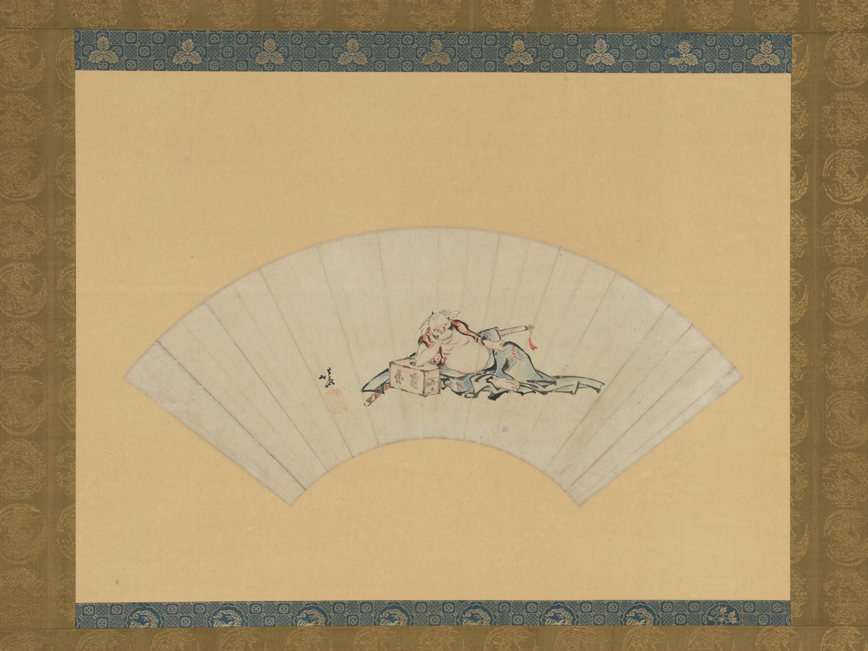 Den berusade Asaina av Katsushika Hokusai
