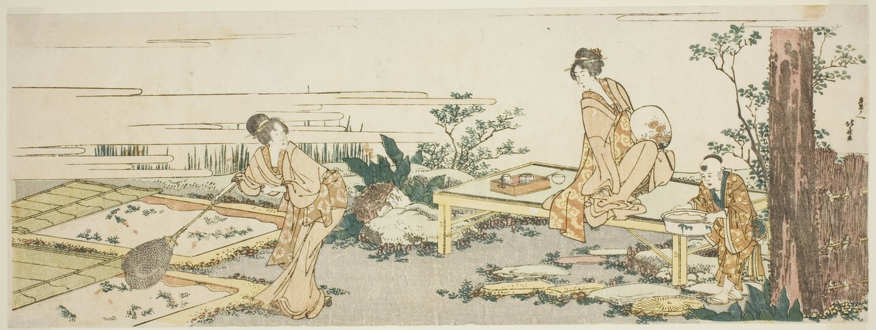 Guldfiskfarm av Katsushika Hokusai
