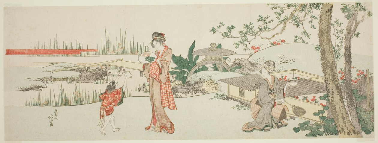 Guldfiskförsäljare av Katsushika Hokusai