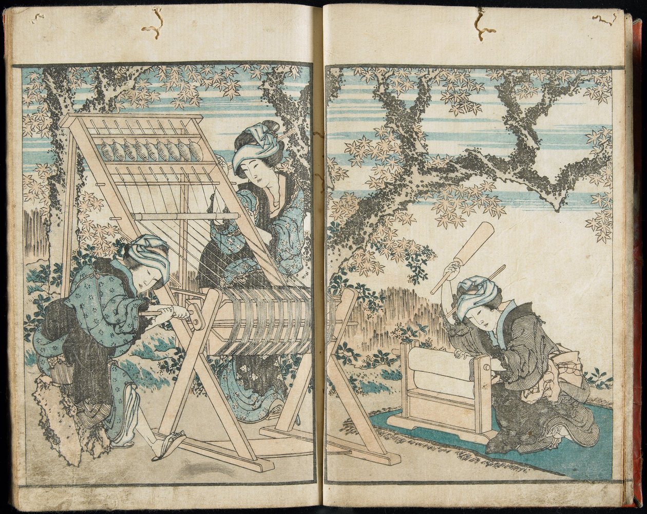 Hokusais bildalbum, volym 3, komplett av Katsushika Hokusai