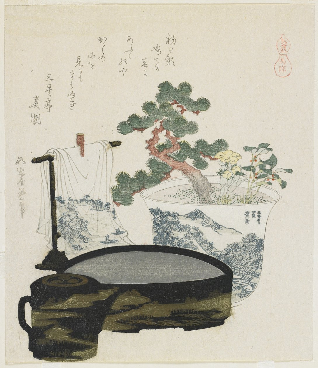 Horse Talisman, 1822 av Katsushika Hokusai