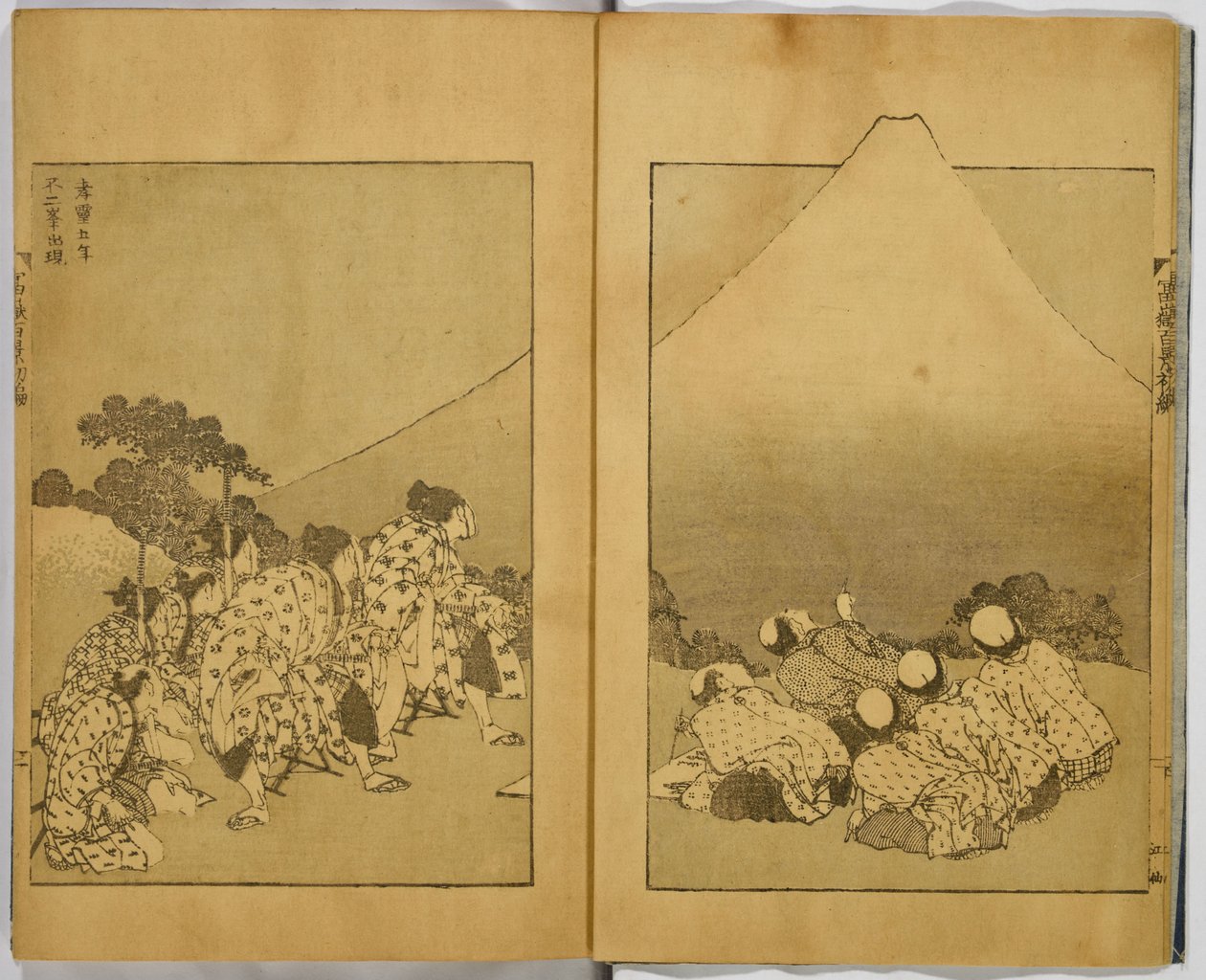 Hundra vyer av Fuji av Katsushika Hokusai