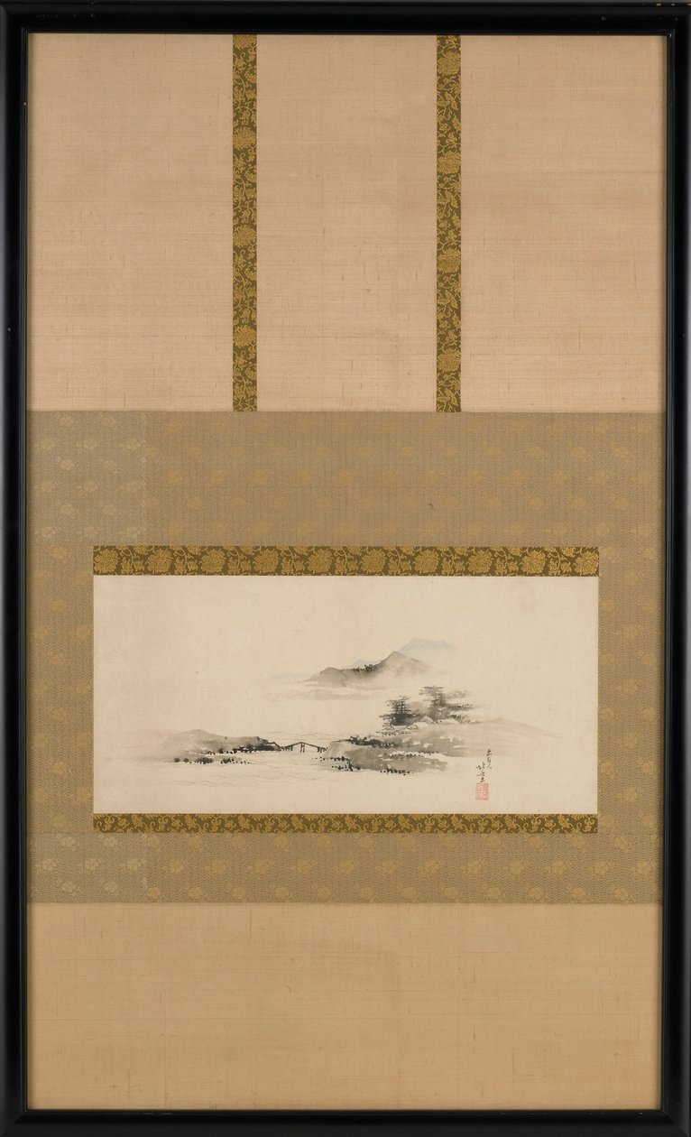 Landskap, Edo-period, ca. 1801-1802. av Katsushika Hokusai