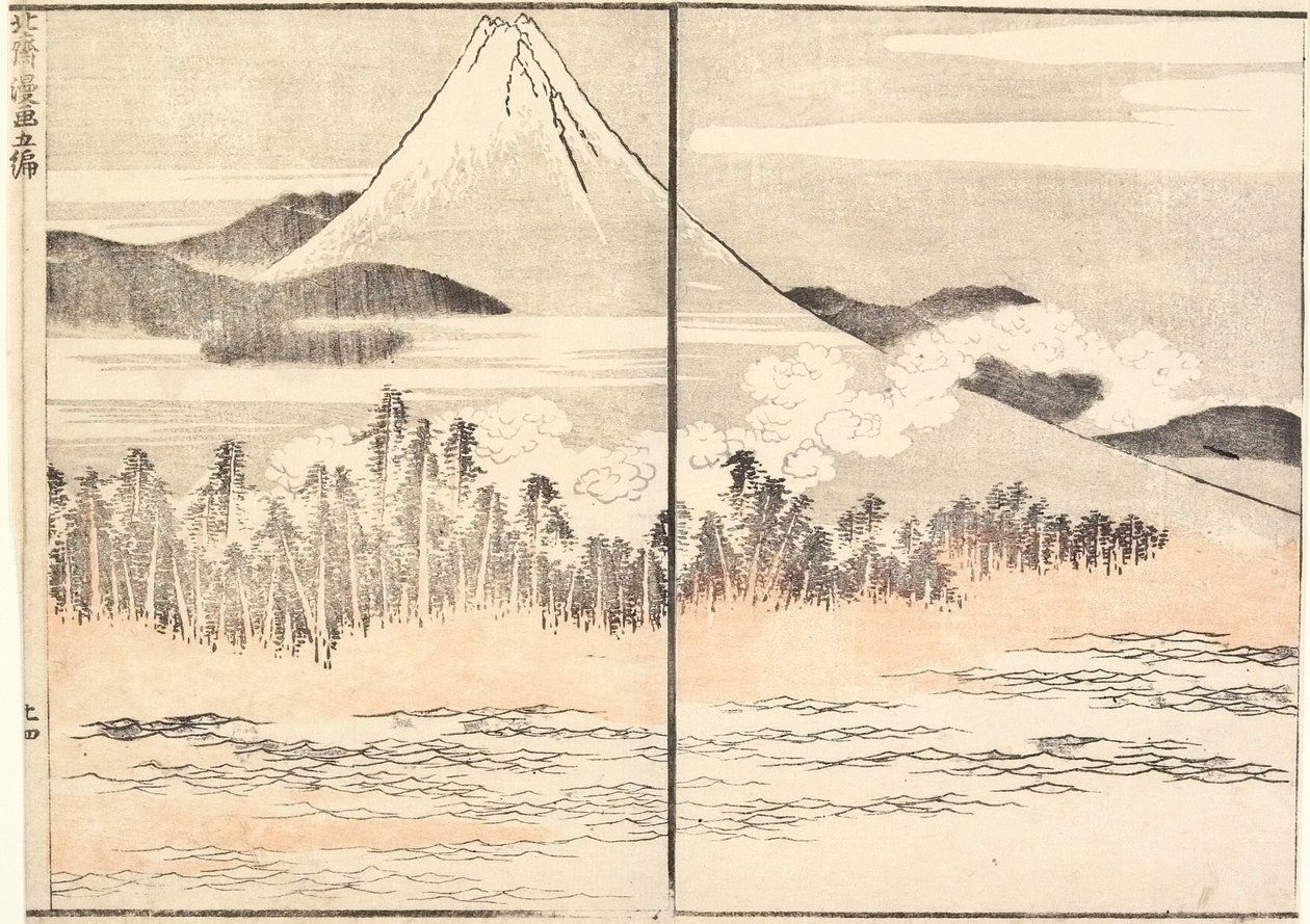 Fuji-berget av Katsushika Hokusai