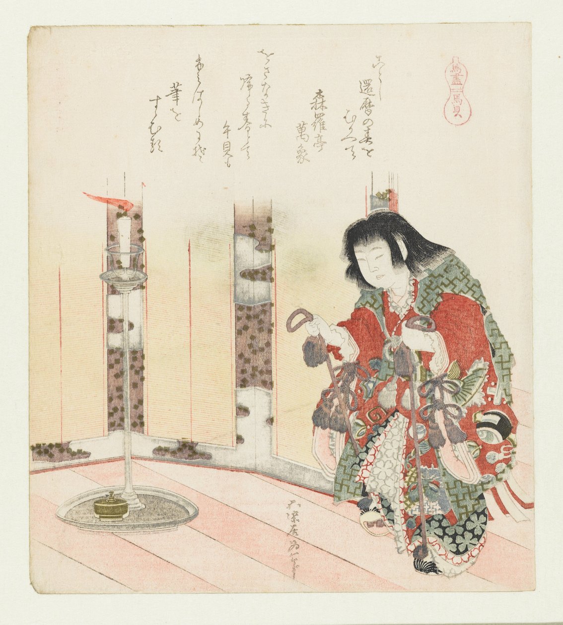 hästskal Umagai (titel på objekt) En serie med hästar (serietitel) Umazukushi (serietitel på objekt) av Katsushika Hokusai