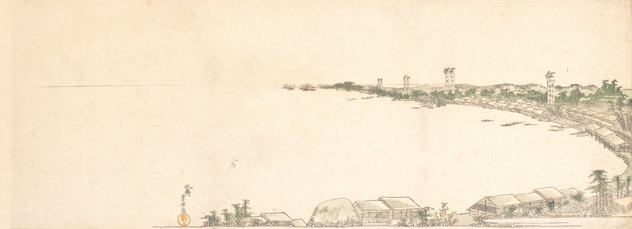 Tryck, ca. 1801. av Katsushika Hokusai