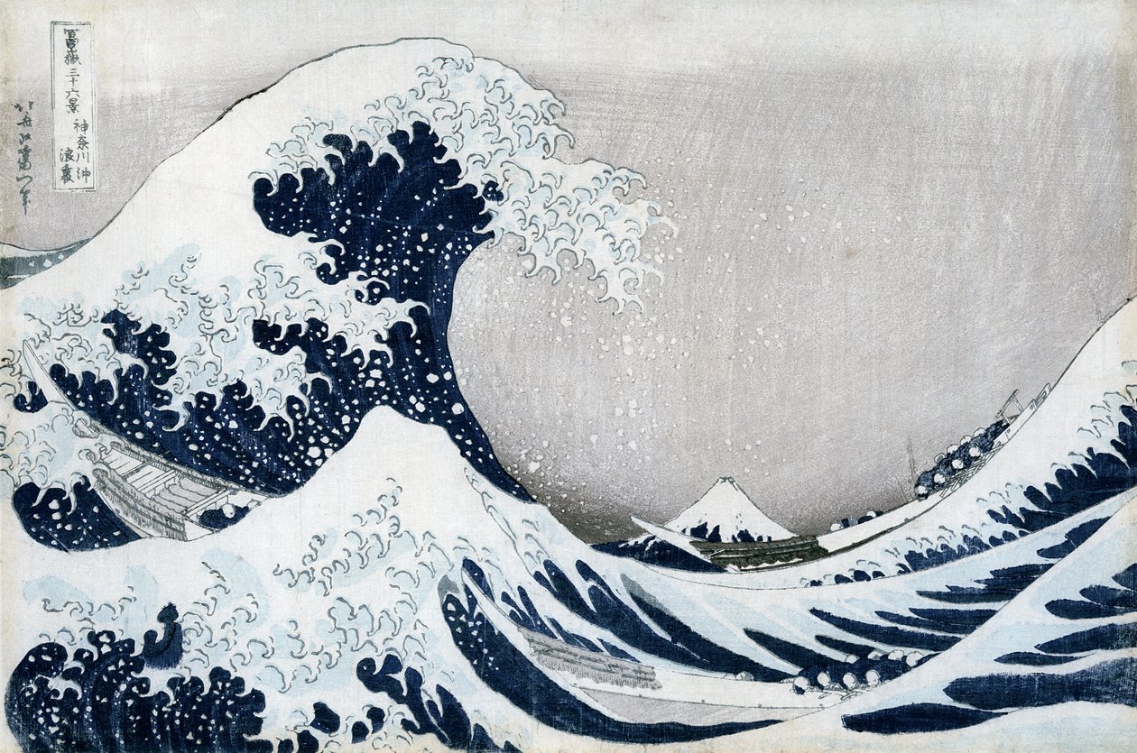 The Great Wave of Kanagawa, från serien 