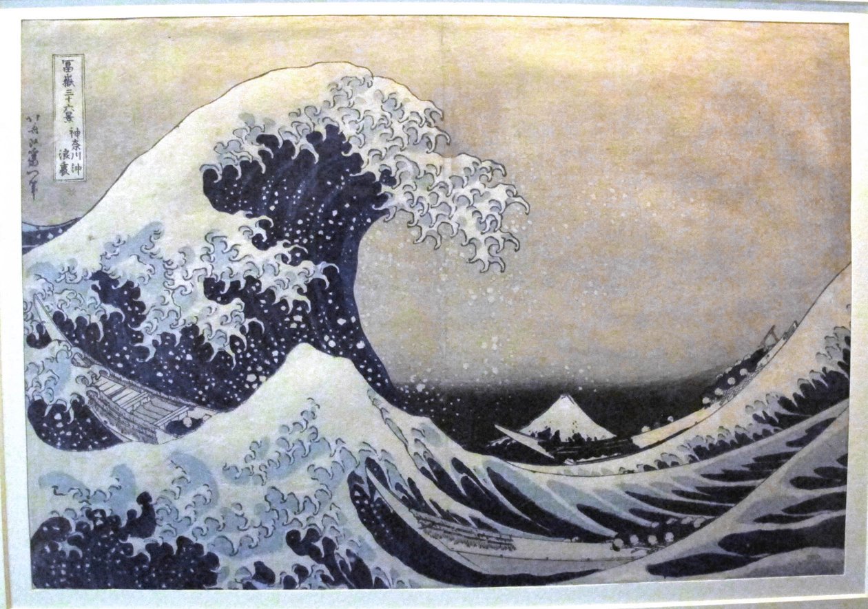 Den stora vågen utanför Kanagawa av Katsushika Hokusai
