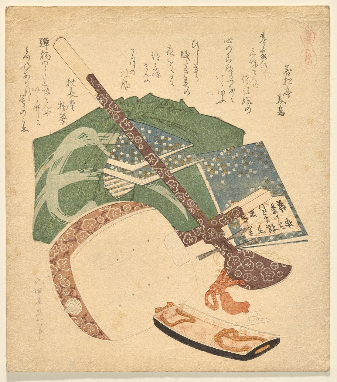 Tresträngad Colt, från All Things Horse av Katsushika Hokusai