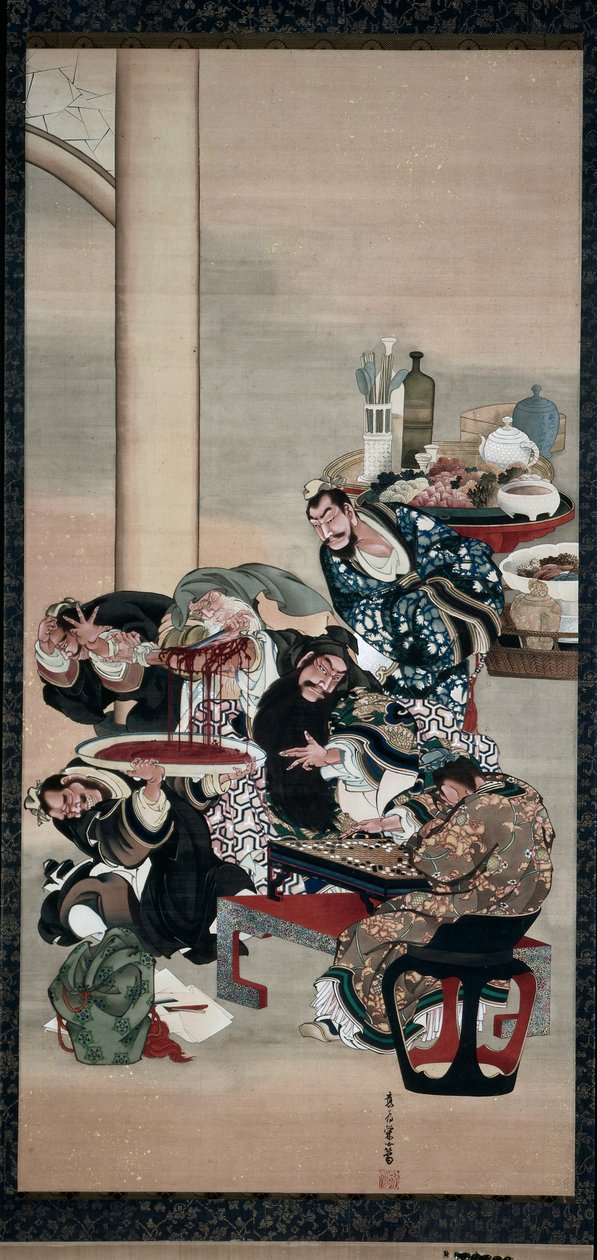 Verkar på Guanyus arm, 1840-talet. av Katsushika Ōi