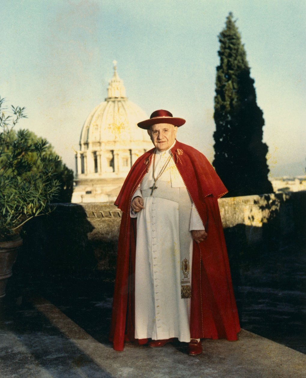 Porträtt av påven Johannes XXIII (1958 - 1963). 24/07/1961 Foto felici © Farabola/ Leemage av 