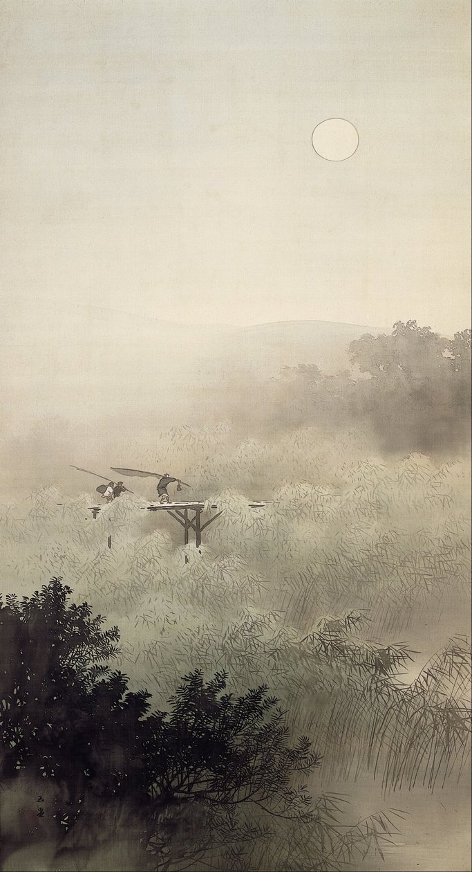 Moonlit Evening av Kawai Gyokudo