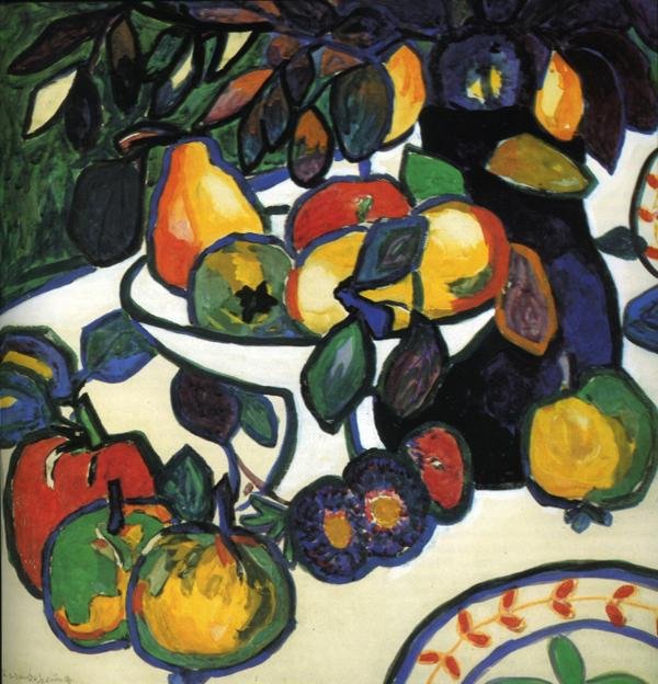 Nature morte of fruits av Kazimir Severinovich Malevich