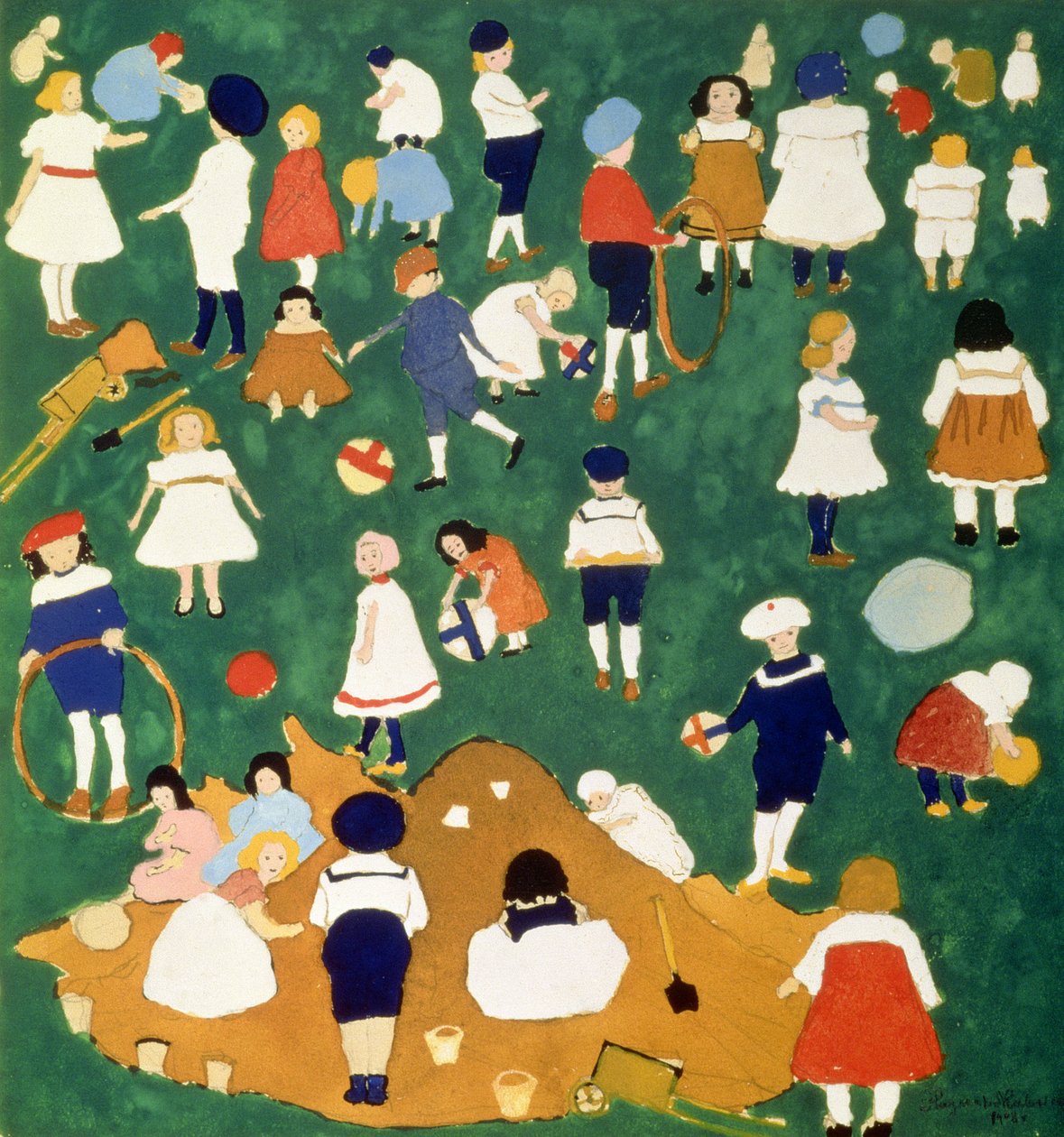 Children, 1908 av Kazimir Severinovich Malevich