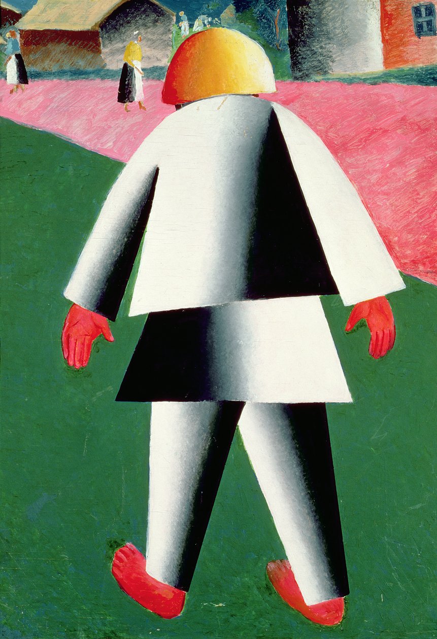 Cabby eller Droshky-förare av Kazimir Severinovich Malevich