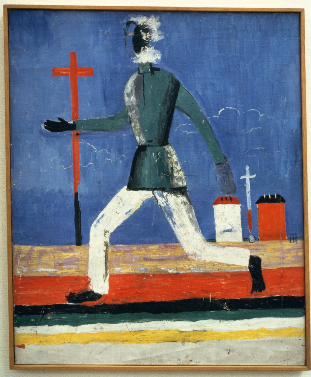 Den springande mannen av Kazimir Severinovich Malevich
