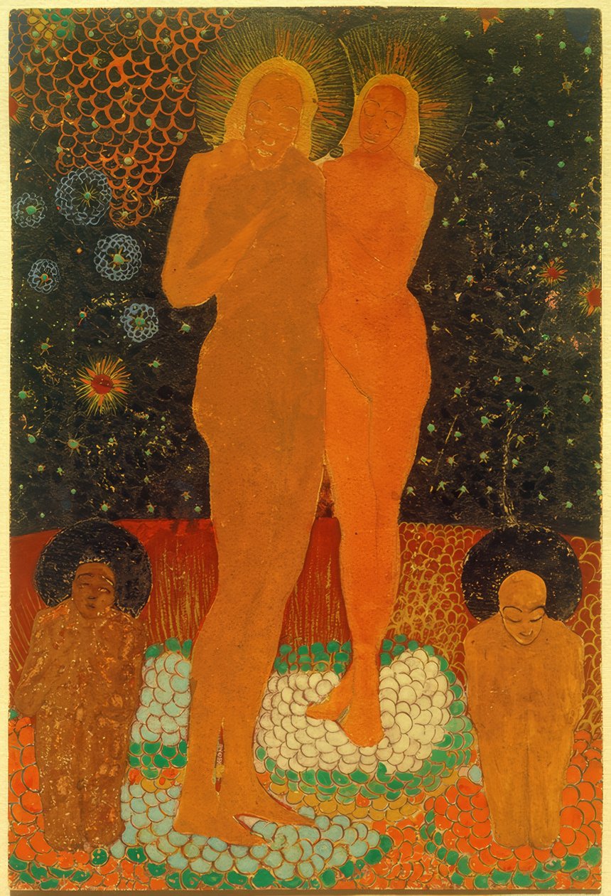 Adam och Eva av Kazimir Severinovich Malevich