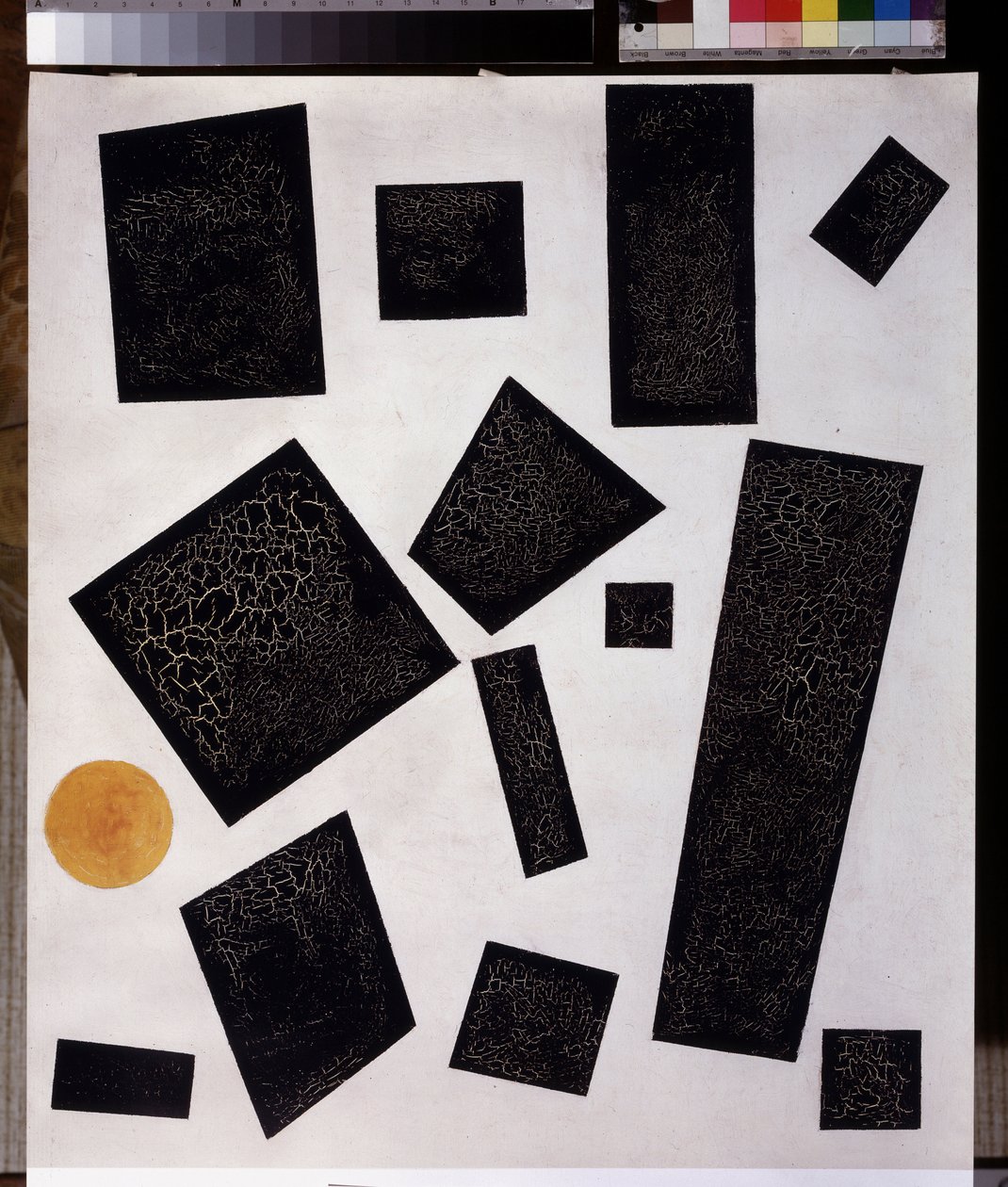 Sammansättning av suprematism. 1915 (olja på duk) av Kazimir Severinovich Malevich