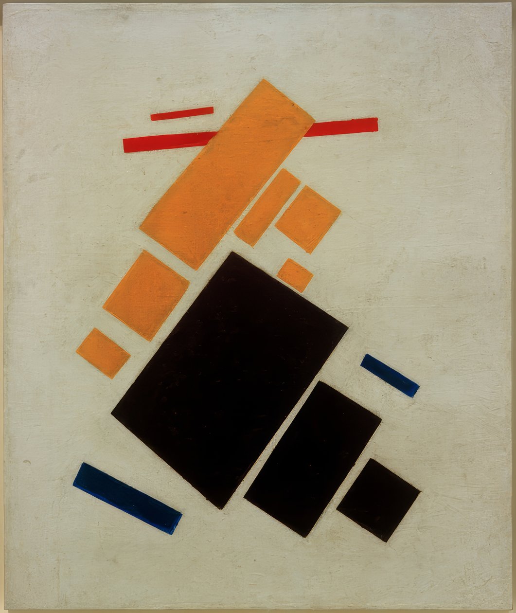 Flygplan som flyger av Kazimir Severinovich Malevich