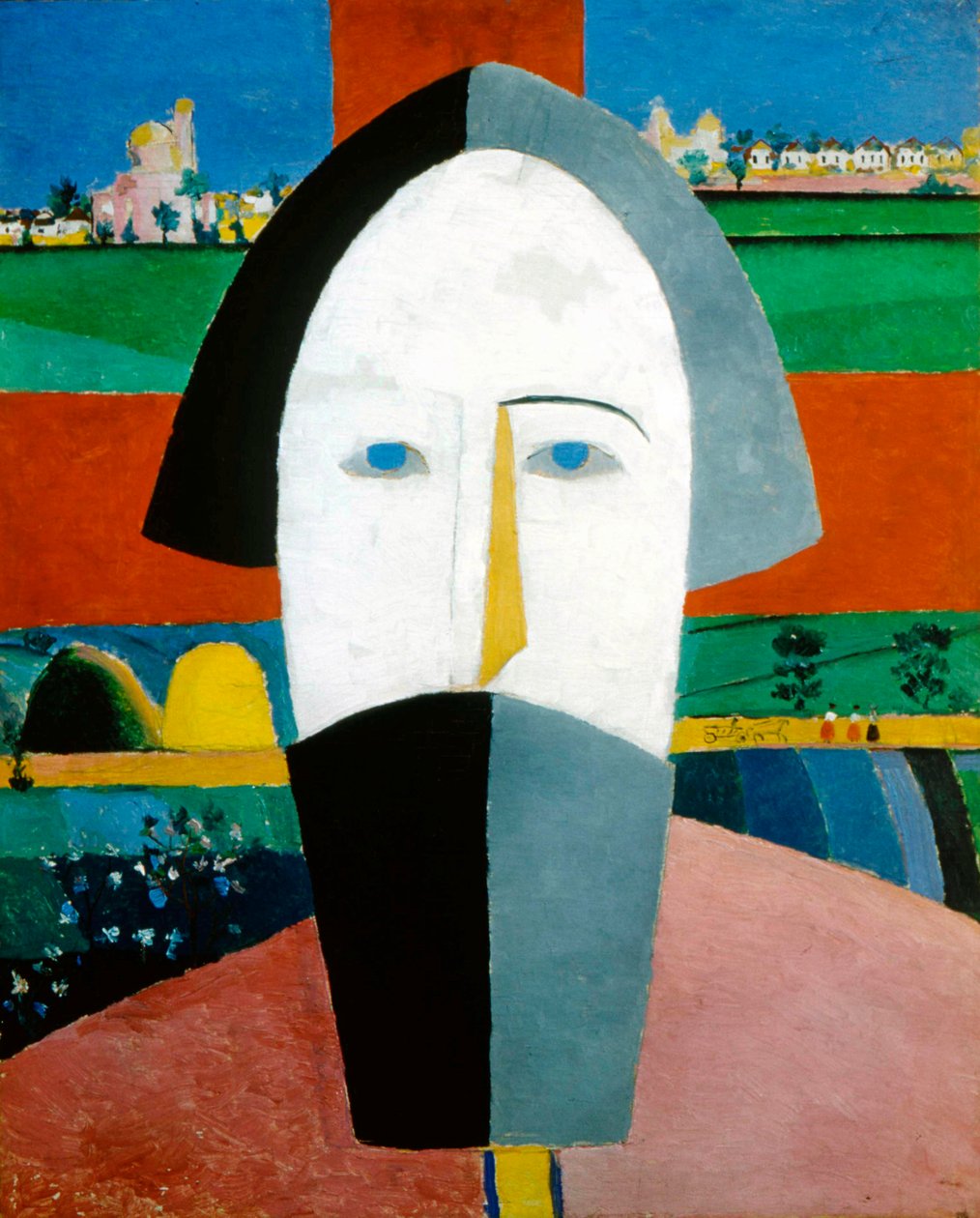 Chef för en bonde, 1928-1932. av Kazimir Severinovich Malevich