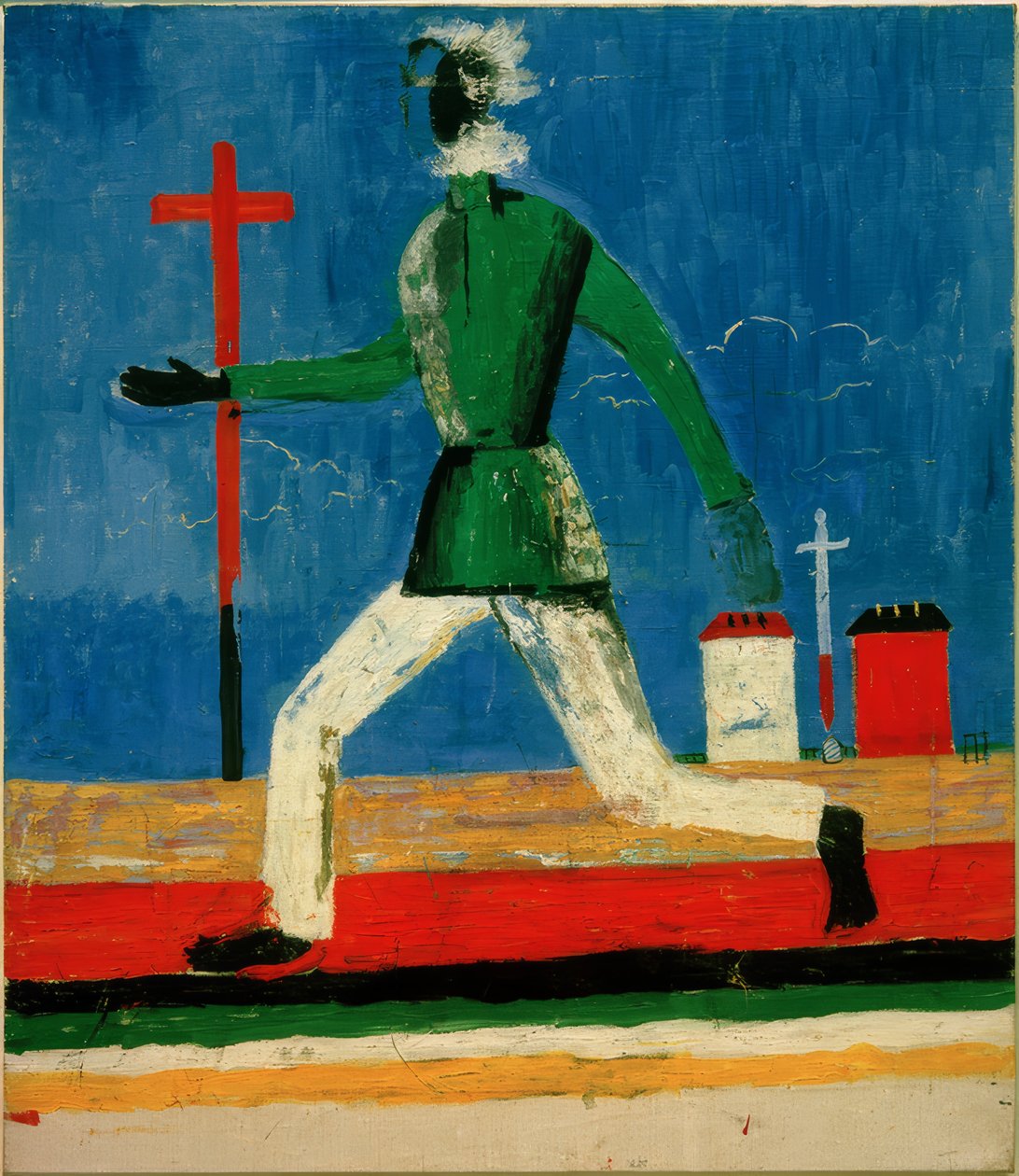 Springande man av Kazimir Severinovich Malevich