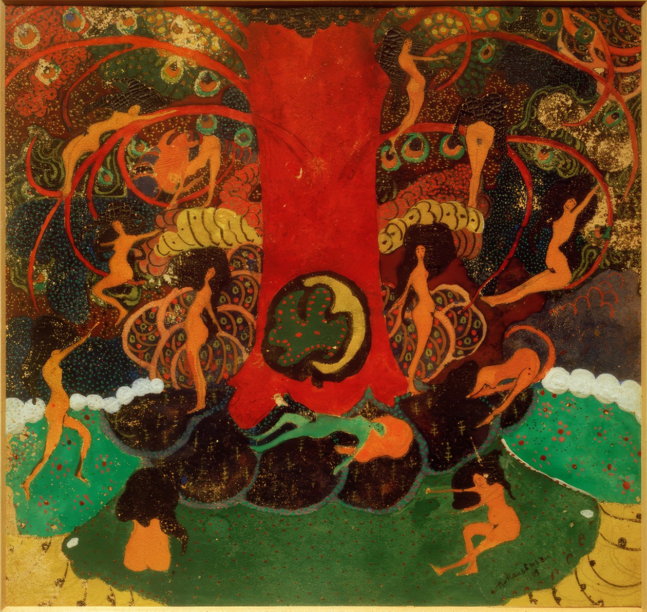 Livets träd och dryader av Kazimir Severinovich Malevich
