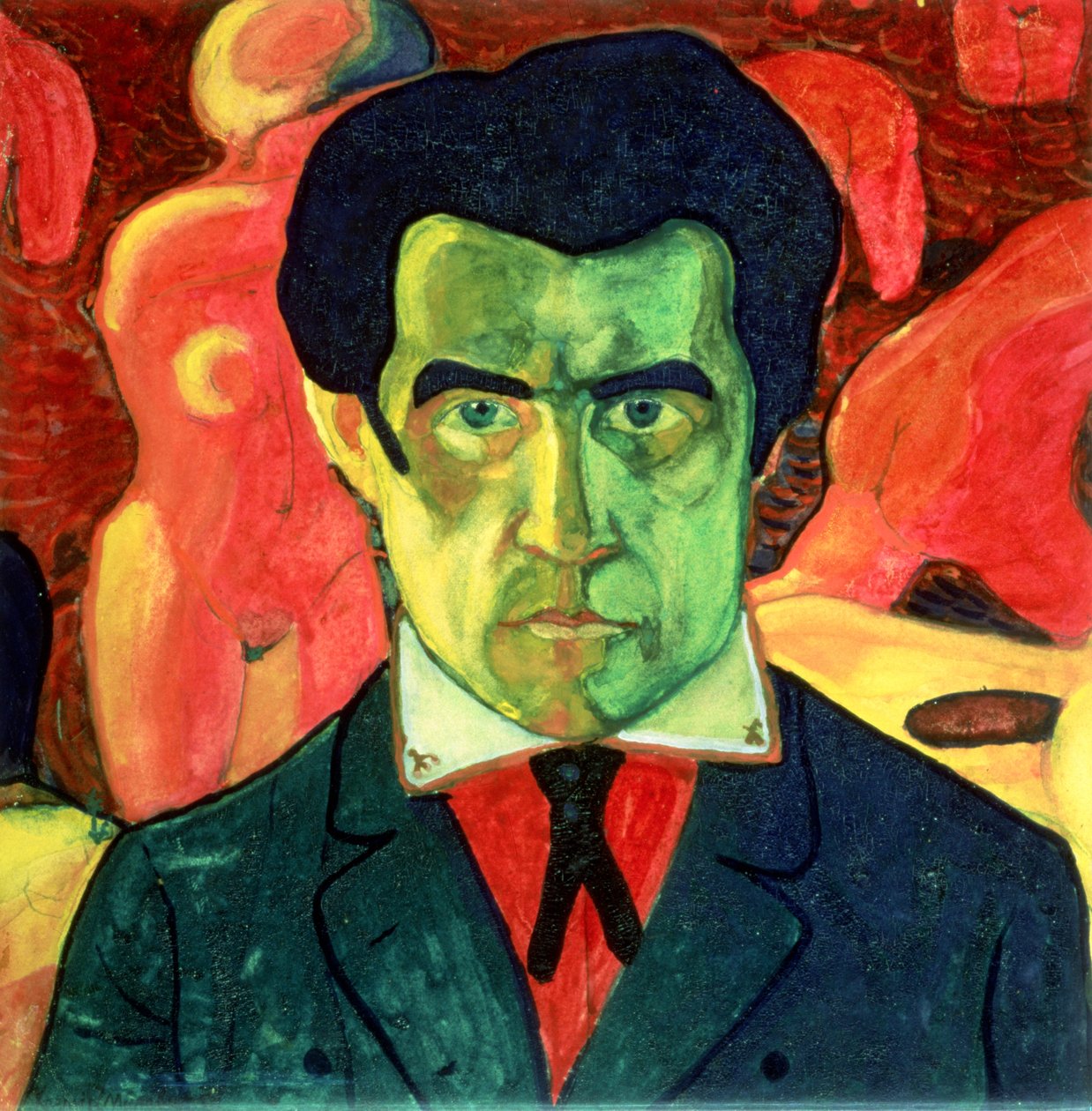 Självporträtt av Kazimir Severinovich Malevich
