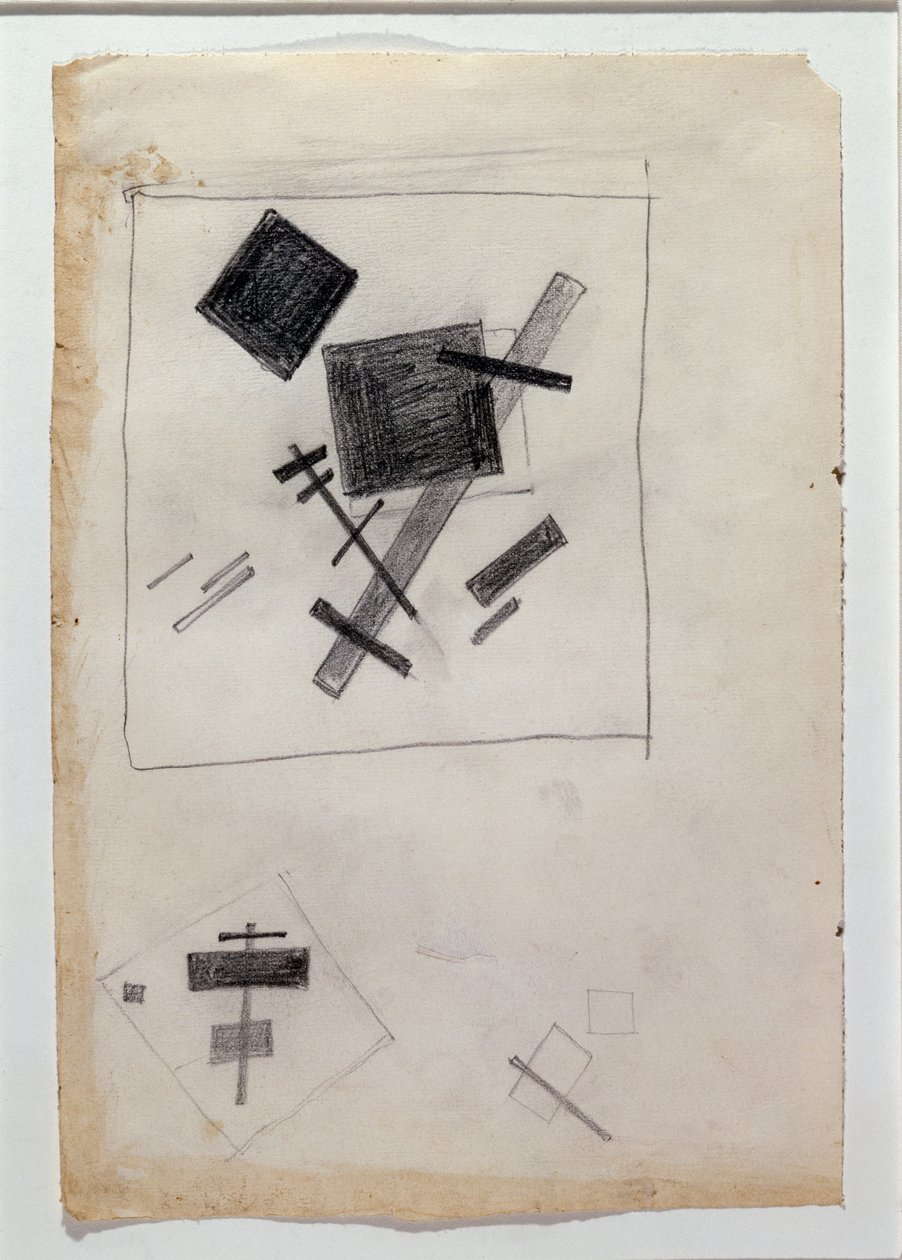 Suprematistisk komposition (ritning av Kazimir Severinovich Malevich