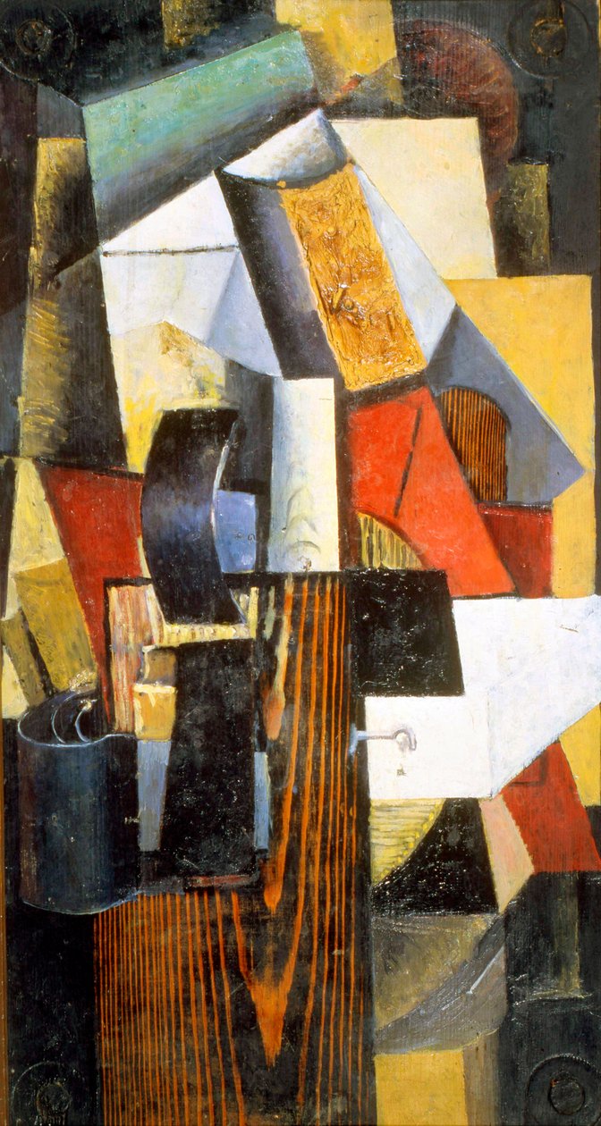 Nonstop-stationen. Kuntsevo, 1913 av Kazimir Severinovich Malevich
