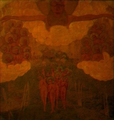 Triumf av himlen, studera för en fresk av Kazimir Severinovich Malevich