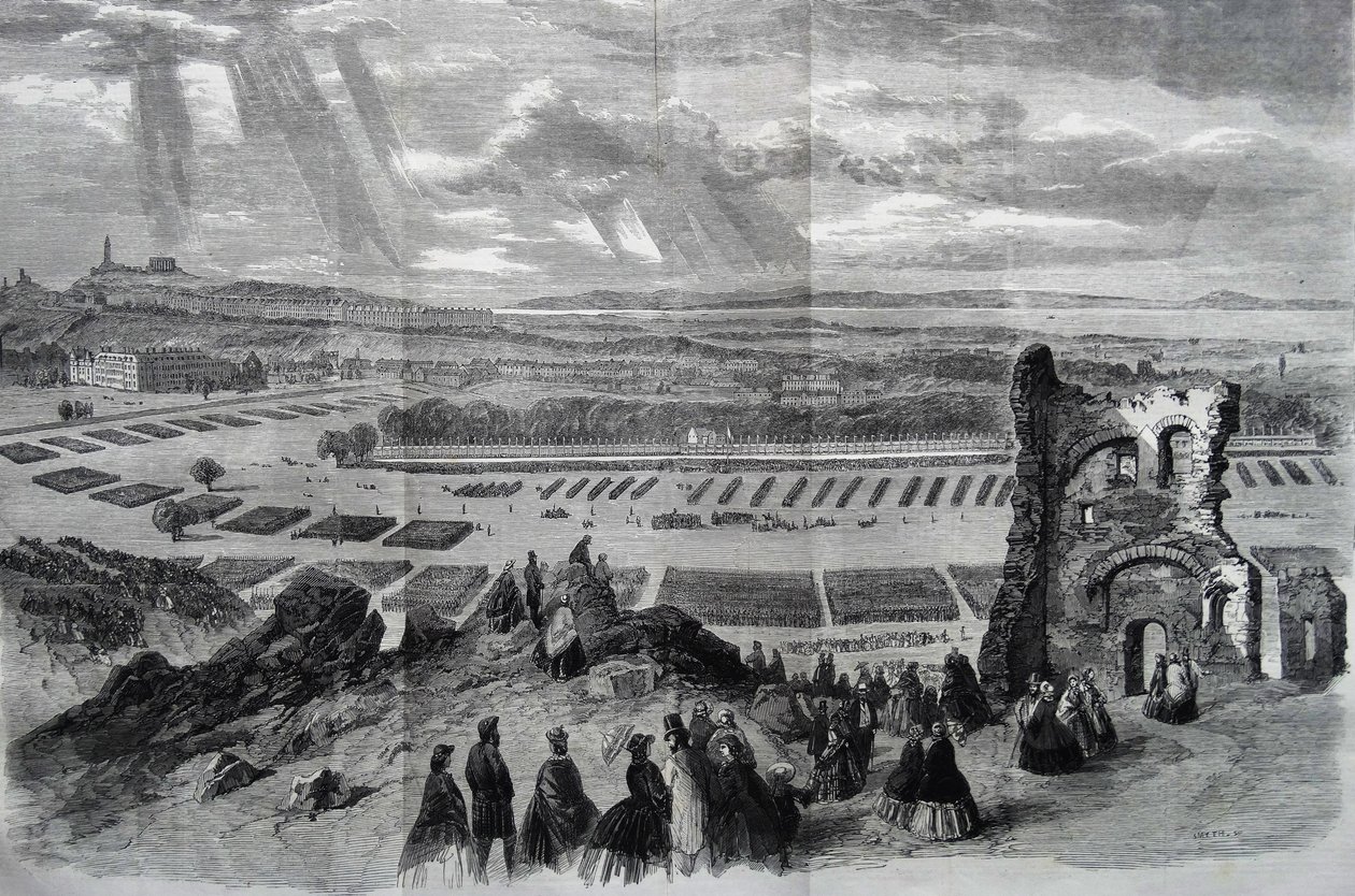 Recensionen av Hennes Majestät av Rifle Volunteers, 1860 av Keeley Halswelle