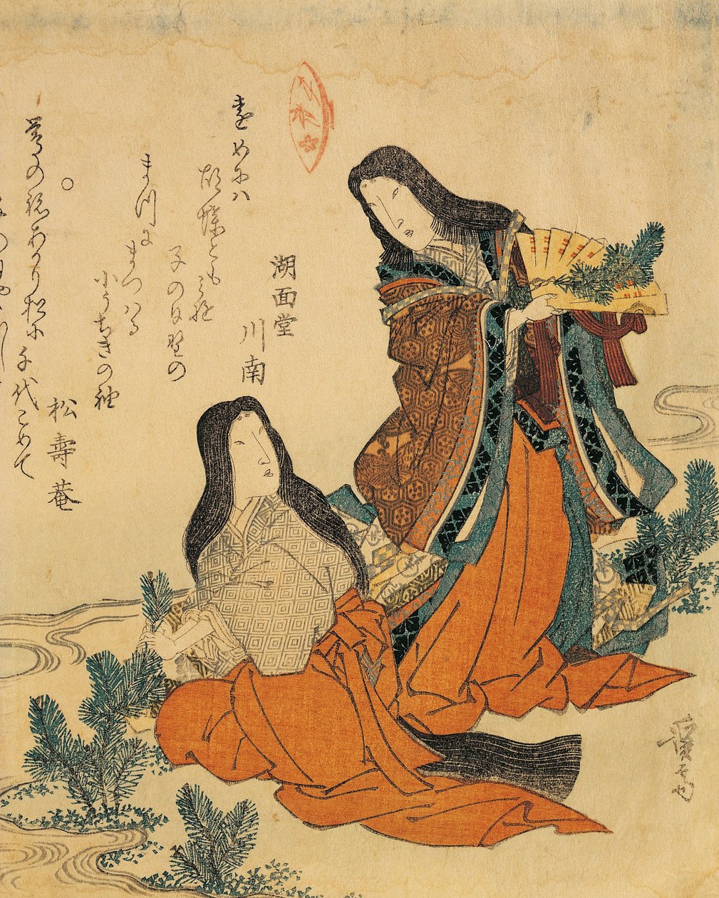 Den skrevs av Genua, publicerad av Minagawa (1790-1848), av Keisai Eisen