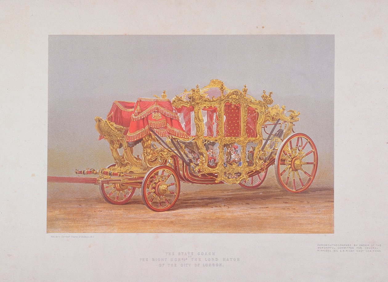 Överborgmästarens tränare, 1872 av Kell Brothers
