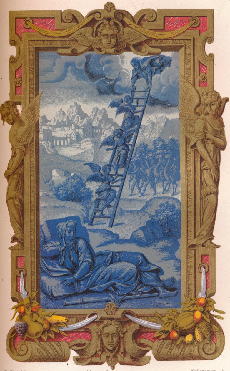 Jakobs dröm, 1500-talet, 1849. av Kellerhoven