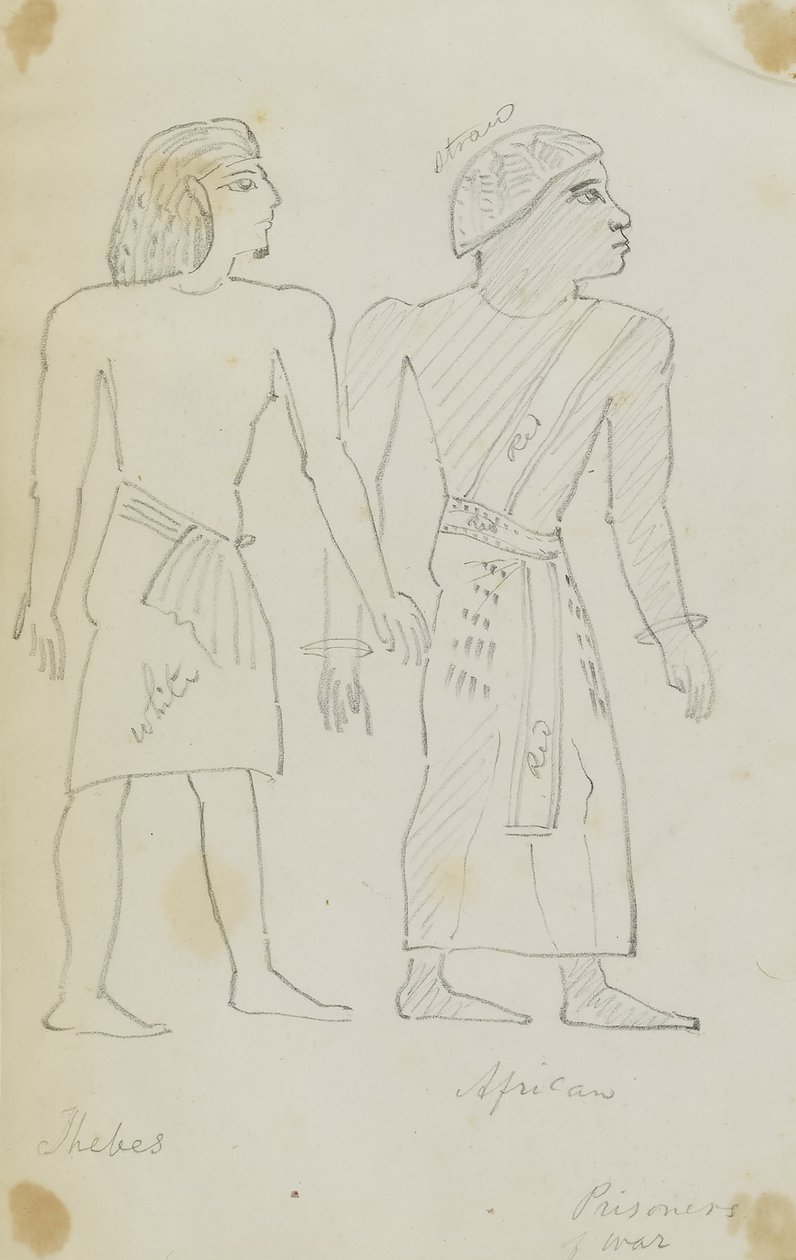 Krigsfångar (egyptiska och afrikanska) av Kellogg, Miner Kilbourne