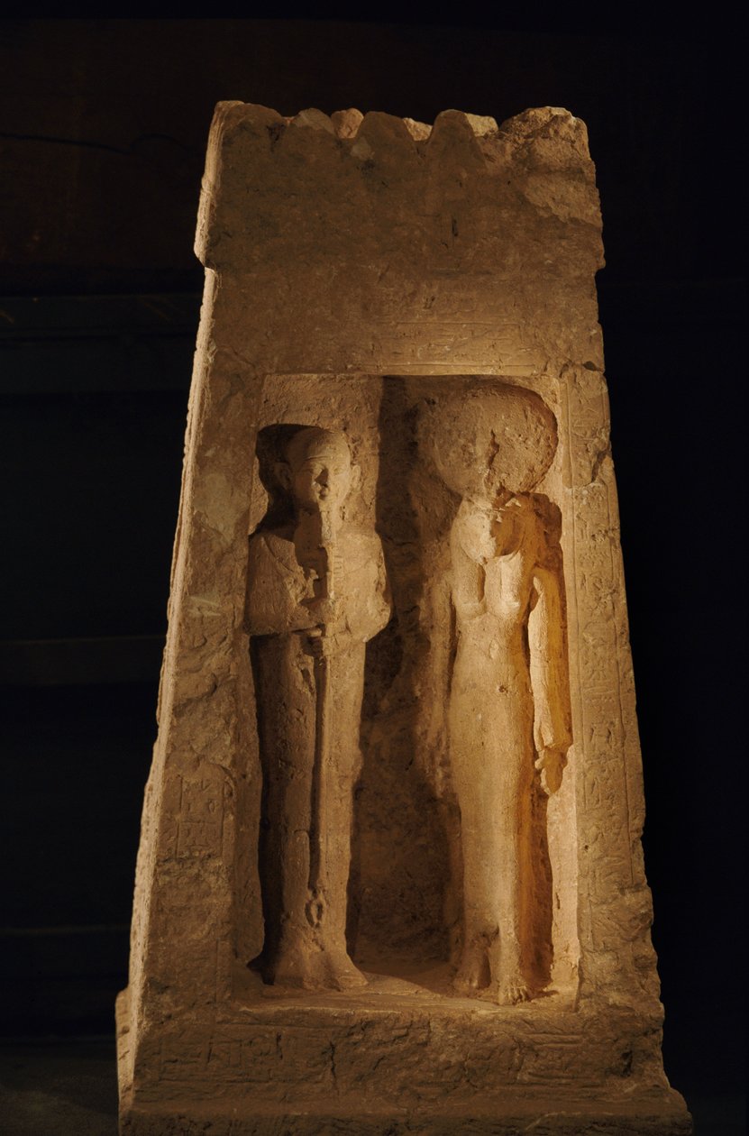 En fristående helgedom, en naos, av Ptah och Sekhmet, Nya riket, 2002 (foto) av Kenneth Garrett