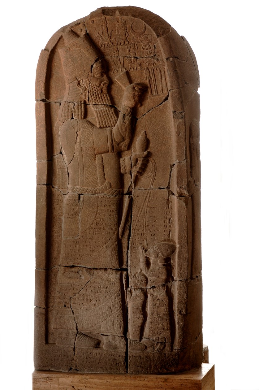 Berlinmuseet, Nubiska faraoner,Stela av Esarhaddon från Zenjirili, stele av Nastasen..., 2007 (foto) av Kenneth Garrett