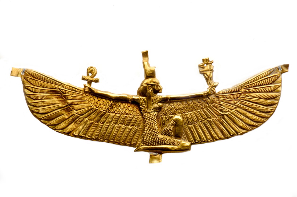 Boston Museum of Fine Art, nubisk artefakt från Gebel Barkal, Sudan, guld, Isis, MUSE..., 2007 (foto) av Kenneth Garrett
