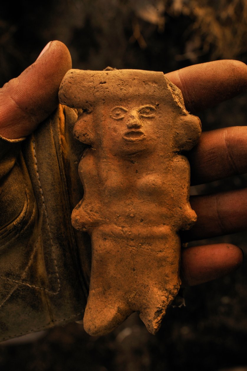 Största Aztekerna; MM7677; Mexico City; Mexico; Aztec; Monte Tlaloc; Tlaloc Temple; Vic..., 2008 (foto) av Kenneth Garrett