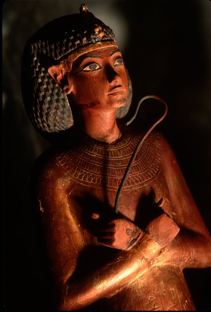 Luxormuseet; Egypten, Kung Tut, Tutankhamun, Tutankhamen, Ushabti, 2001 (foto) av Kenneth Garrett