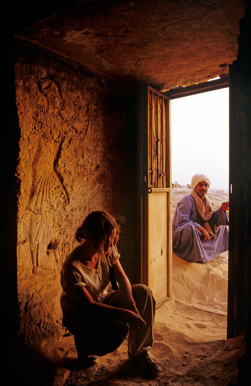 Norra gravarna, kungliga gravar i Amarna, Egypten av Kenneth Garrett
